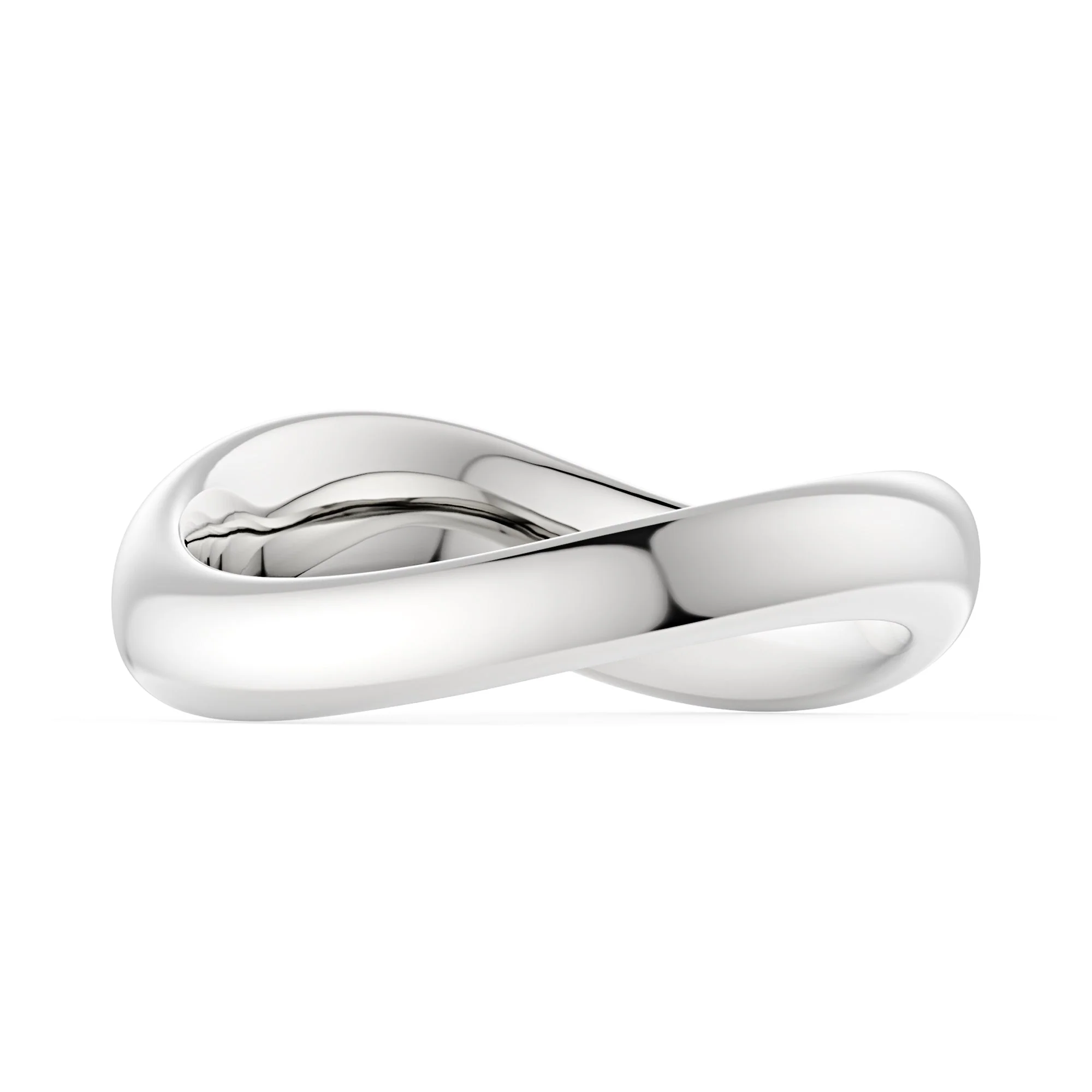 Nature Inspired Wave Solid Band - Image 6